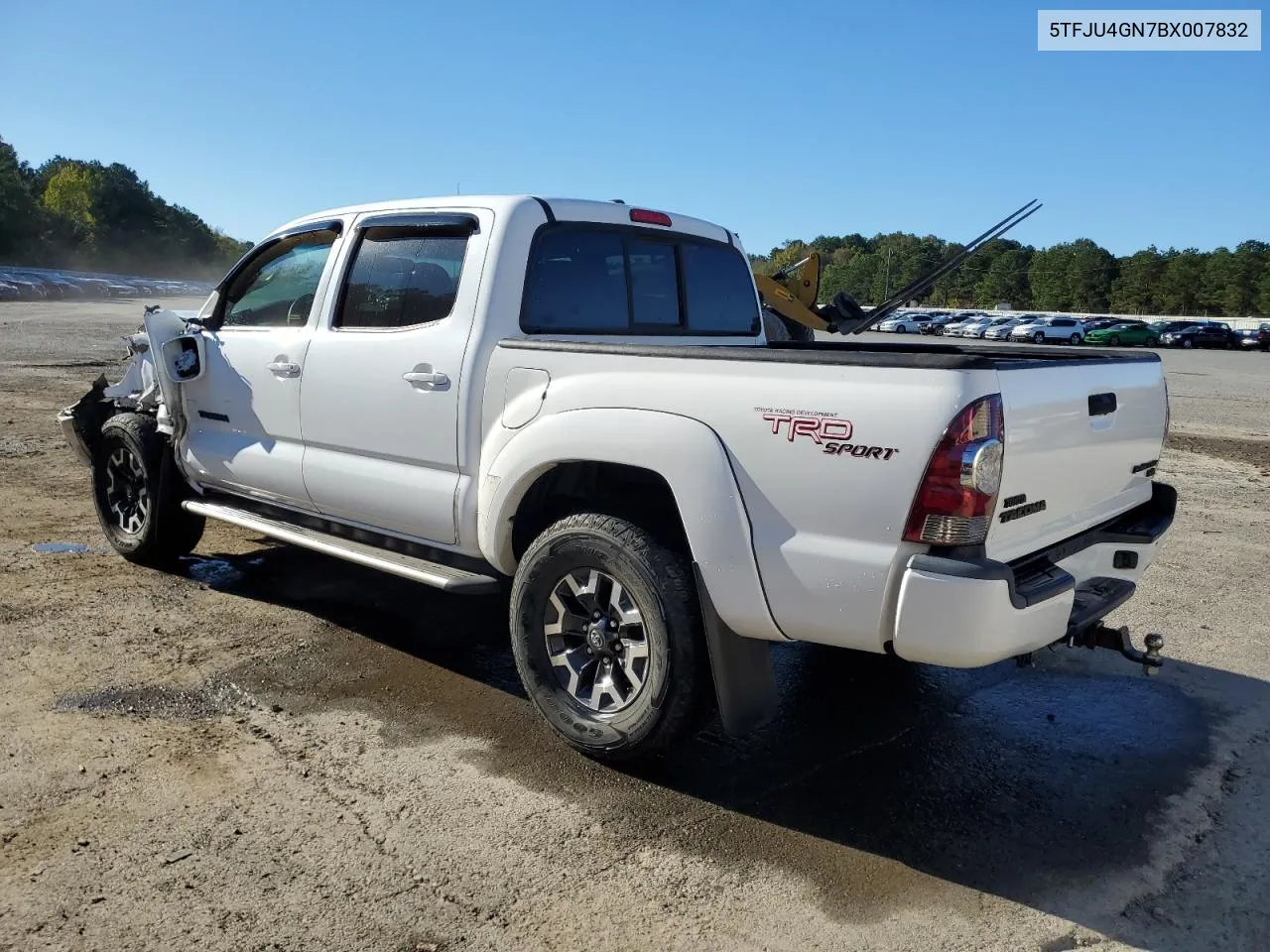 2011 Toyota Tacoma Double Cab Prerunner VIN: 5TFJU4GN7BX007832 Lot: 80145964