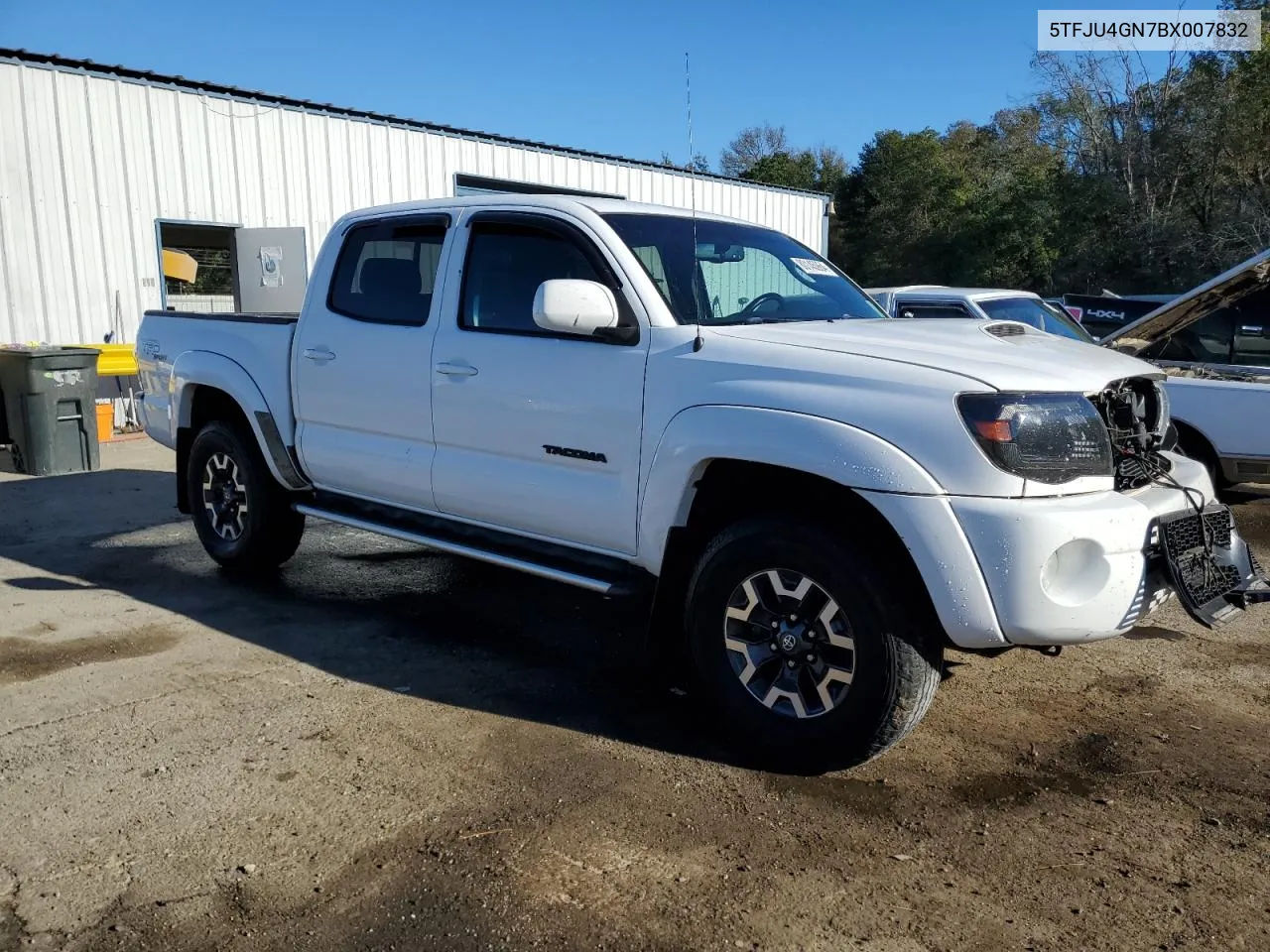 2011 Toyota Tacoma Double Cab Prerunner VIN: 5TFJU4GN7BX007832 Lot: 80145964