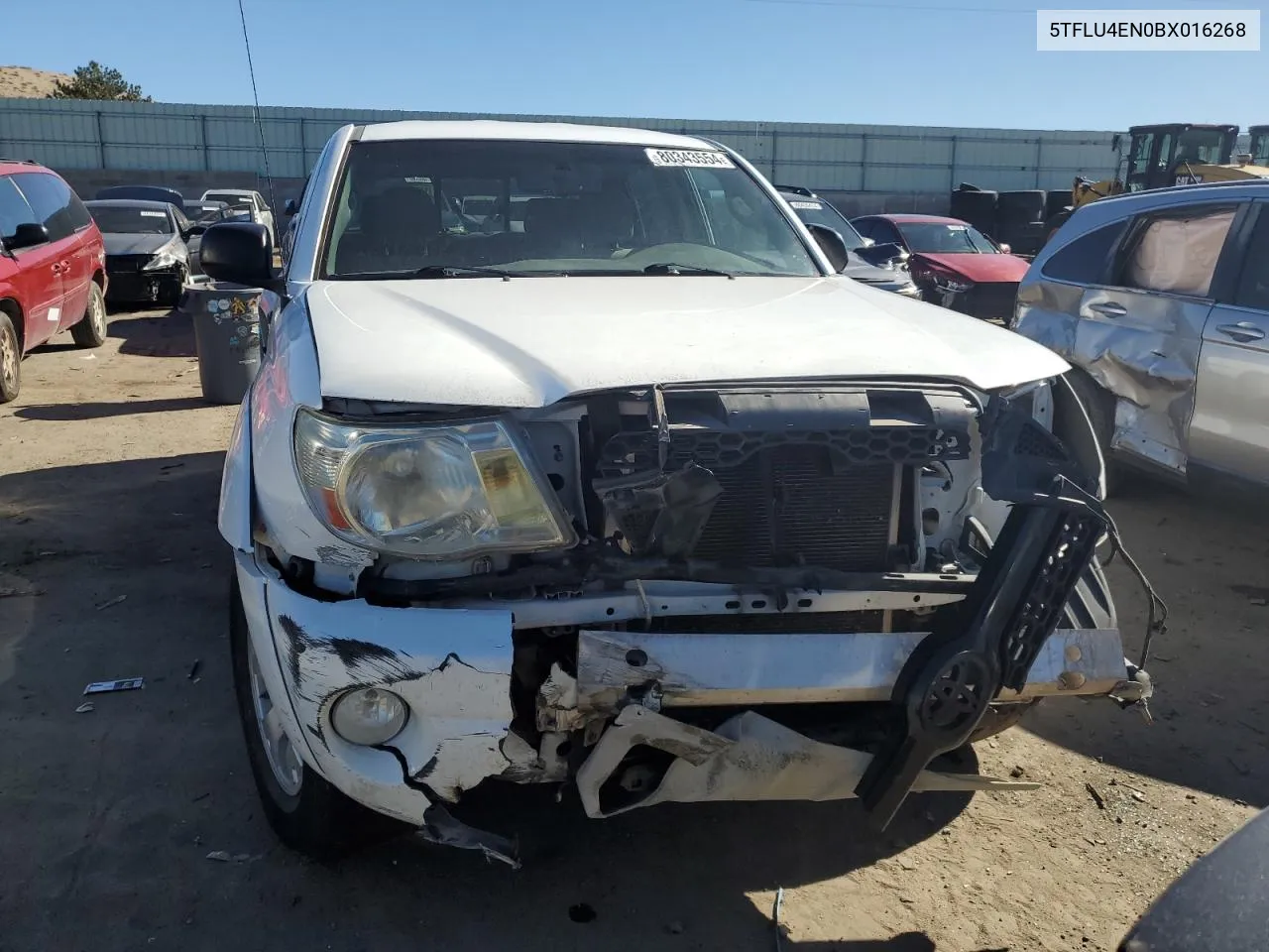 2011 Toyota Tacoma Double Cab VIN: 5TFLU4EN0BX016268 Lot: 80343554