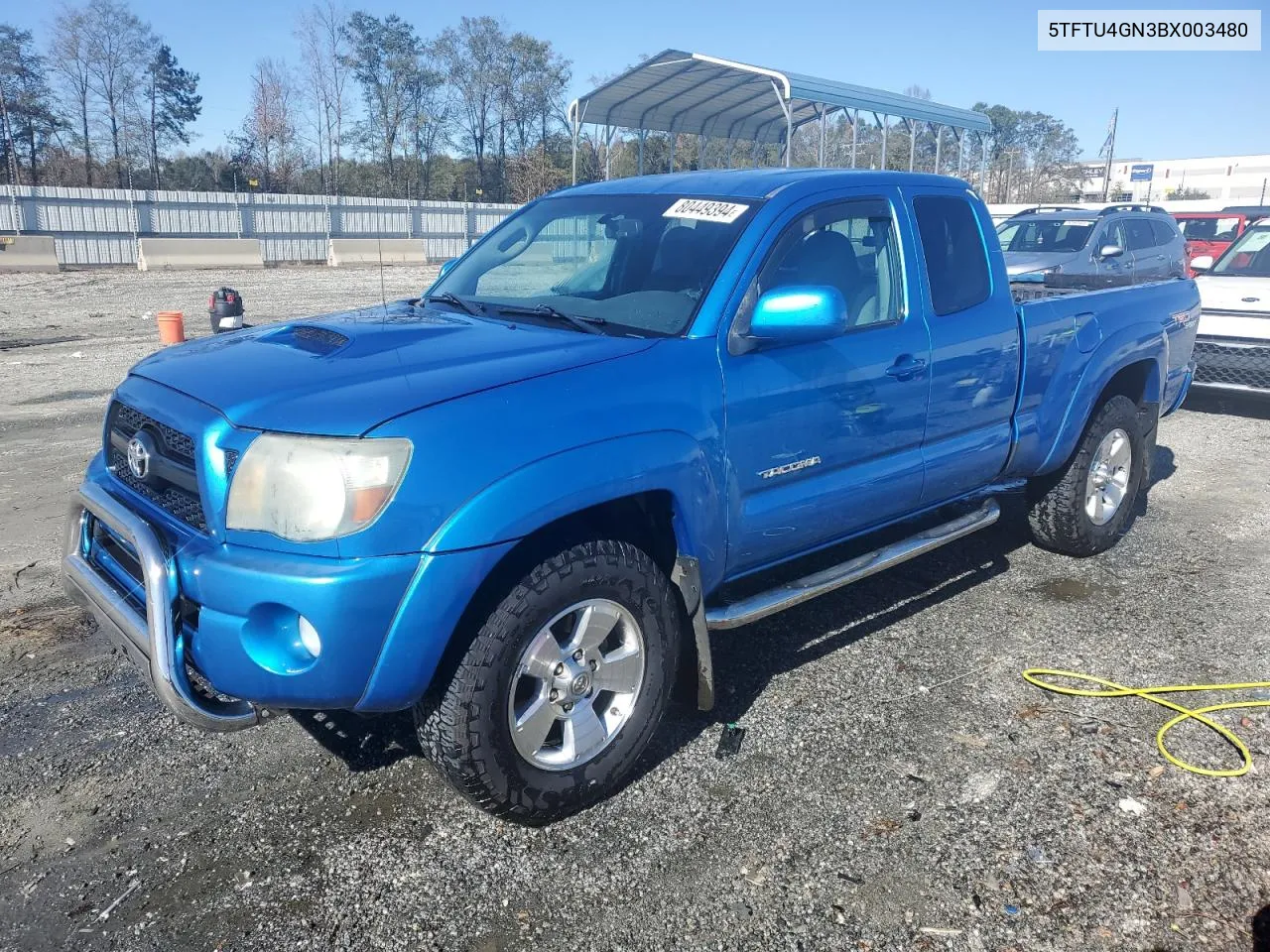 2011 Toyota Tacoma Prerunner Access Cab VIN: 5TFTU4GN3BX003480 Lot: 80449394