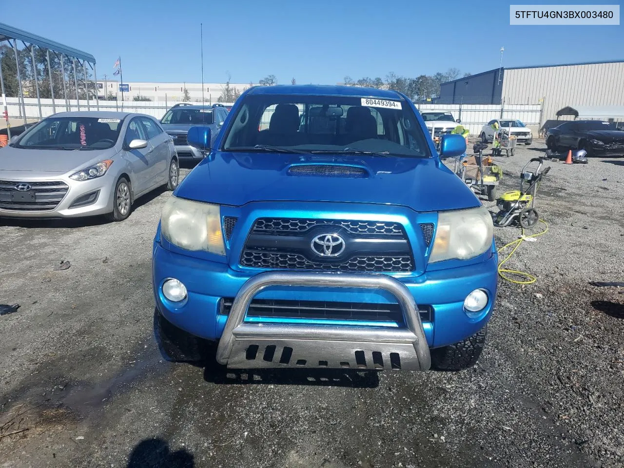 2011 Toyota Tacoma Prerunner Access Cab VIN: 5TFTU4GN3BX003480 Lot: 80449394