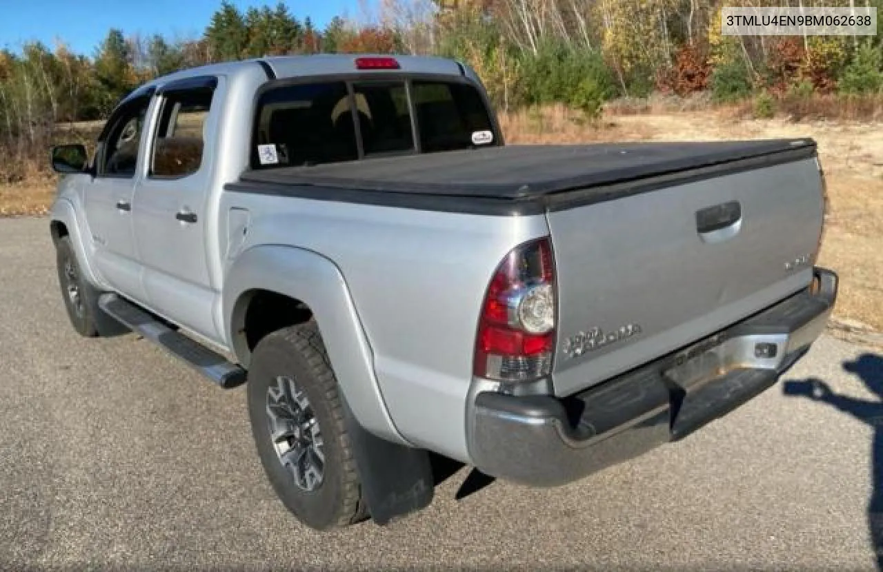 2011 Toyota Tacoma Double Cab VIN: 3TMLU4EN9BM062638 Lot: 80593904