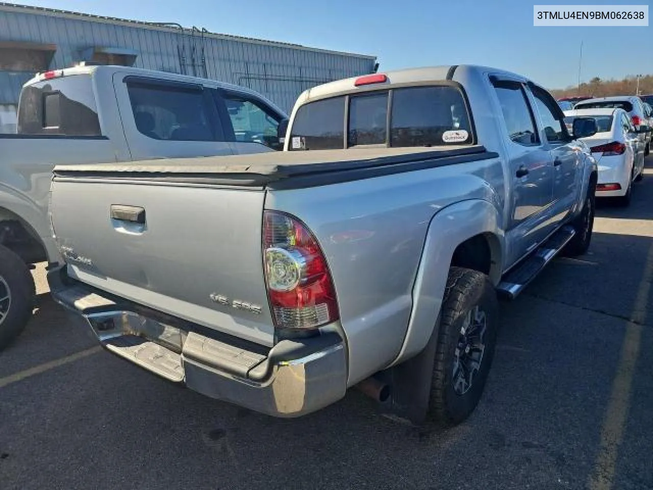 2011 Toyota Tacoma Double Cab VIN: 3TMLU4EN9BM062638 Lot: 80593904