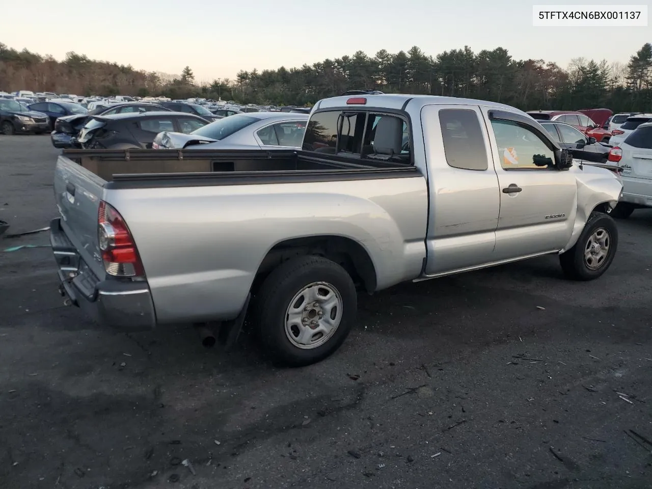 2011 Toyota Tacoma Access Cab VIN: 5TFTX4CN6BX001137 Lot: 81487744