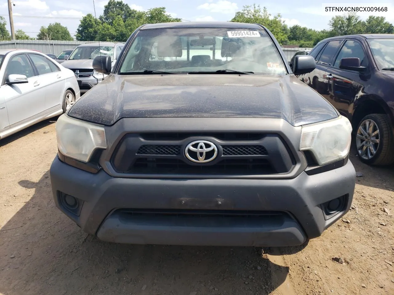 2012 Toyota Tacoma VIN: 5TFNX4CN8CX009668 Lot: 59951424