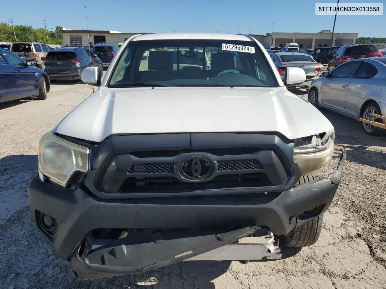 2012 Toyota Tacoma VIN: 5TFTU4CN3CX013658 Lot: 61296924