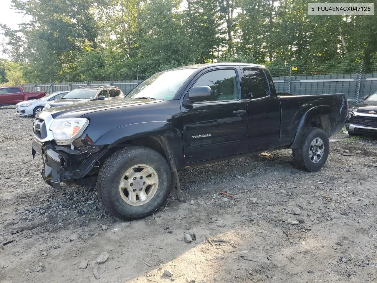 2012 Toyota Tacoma VIN: 5TFUU4EN4CX047125 Lot: 63605064