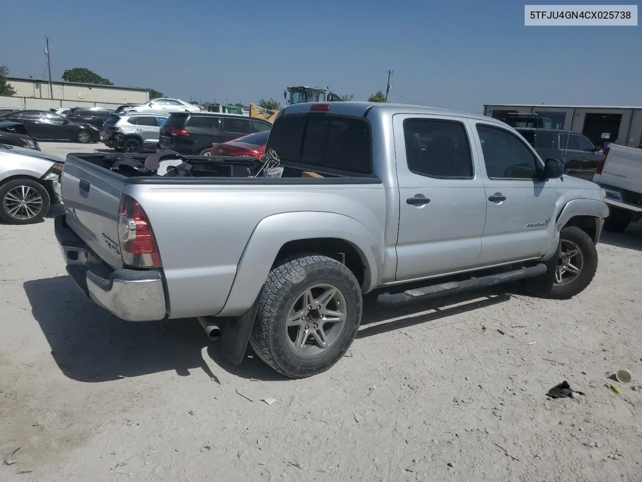 2012 Toyota Tacoma Double Cab Prerunner VIN: 5TFJU4GN4CX025738 Lot: 65479124