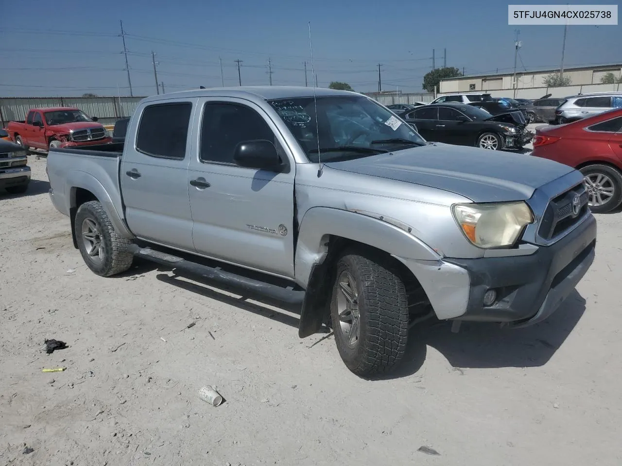 2012 Toyota Tacoma Double Cab Prerunner VIN: 5TFJU4GN4CX025738 Lot: 65479124