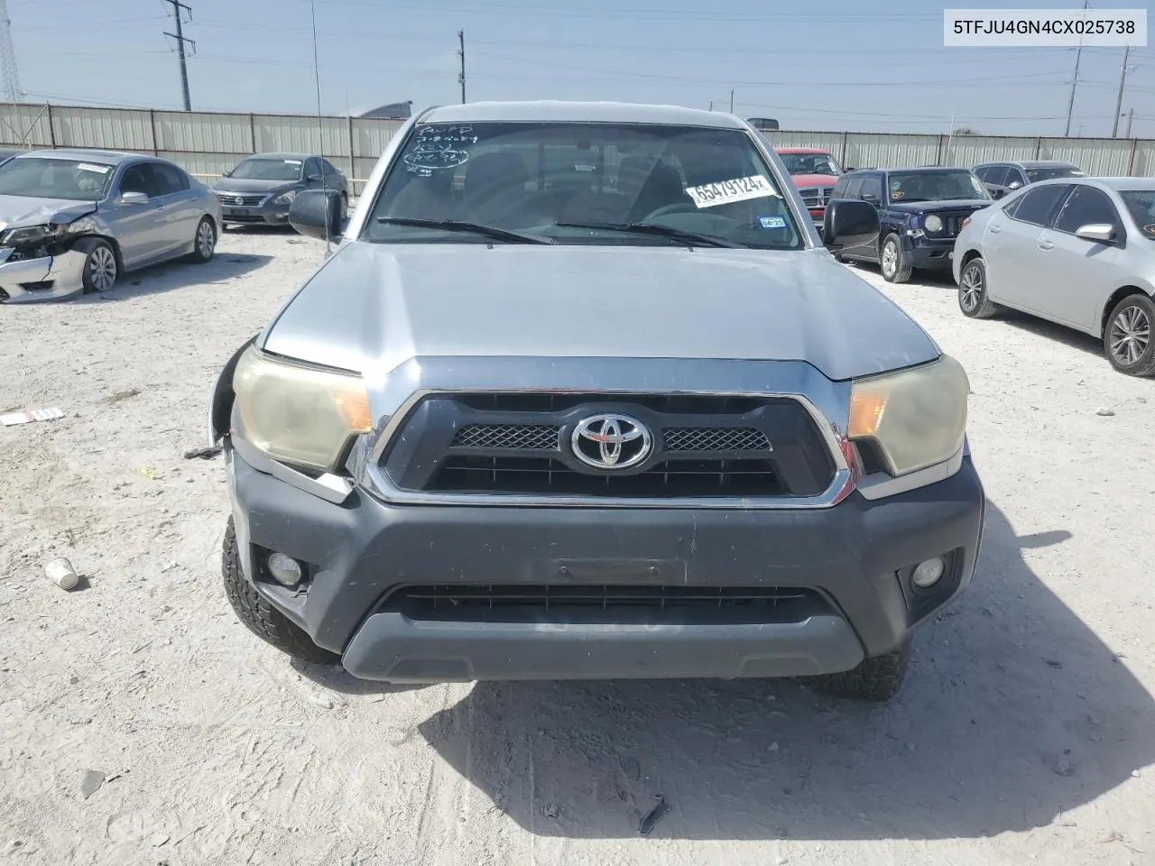 2012 Toyota Tacoma Double Cab Prerunner VIN: 5TFJU4GN4CX025738 Lot: 65479124