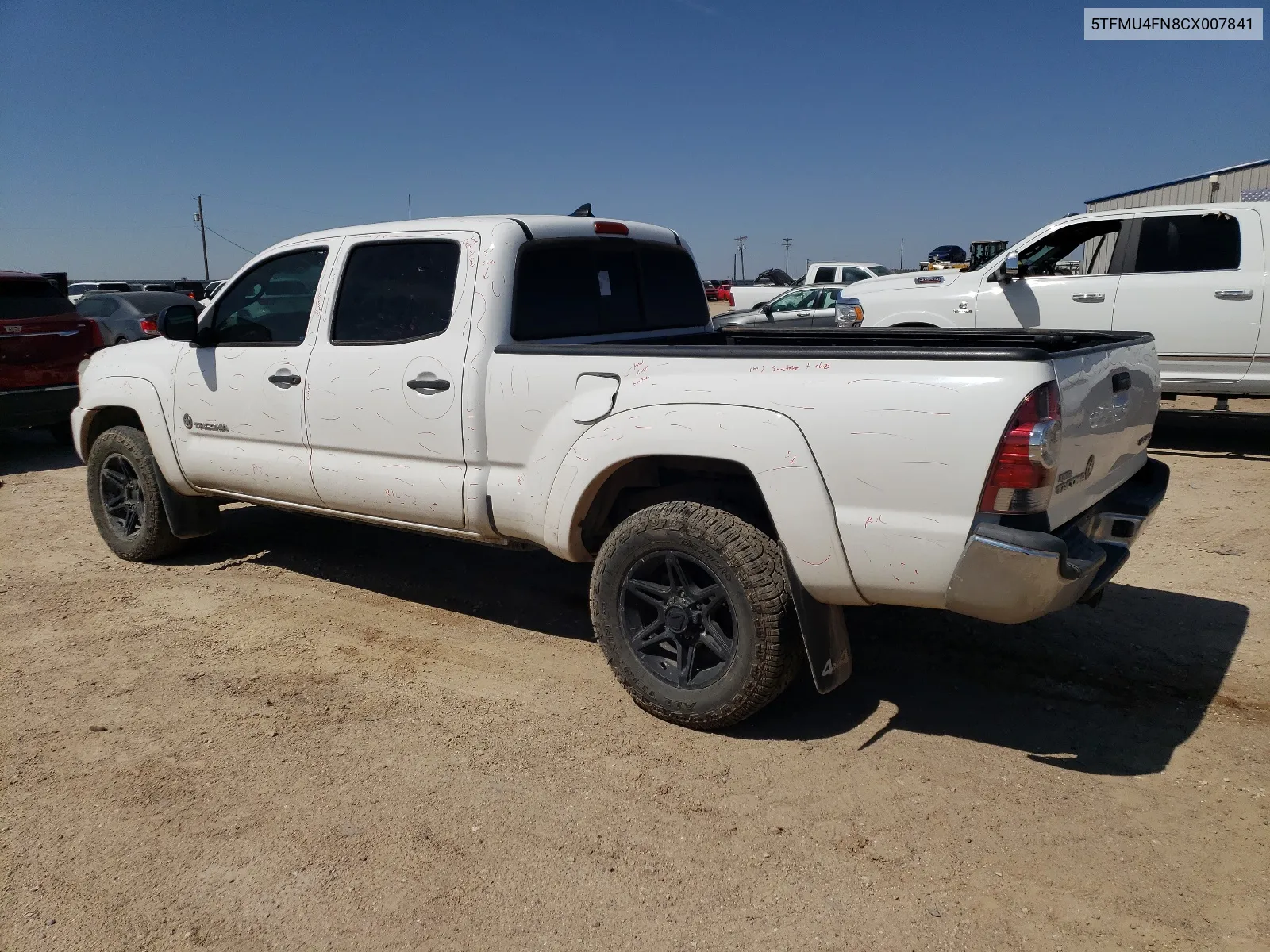 5TFMU4FN8CX007841 2012 Toyota Tacoma Double Cab Long Bed