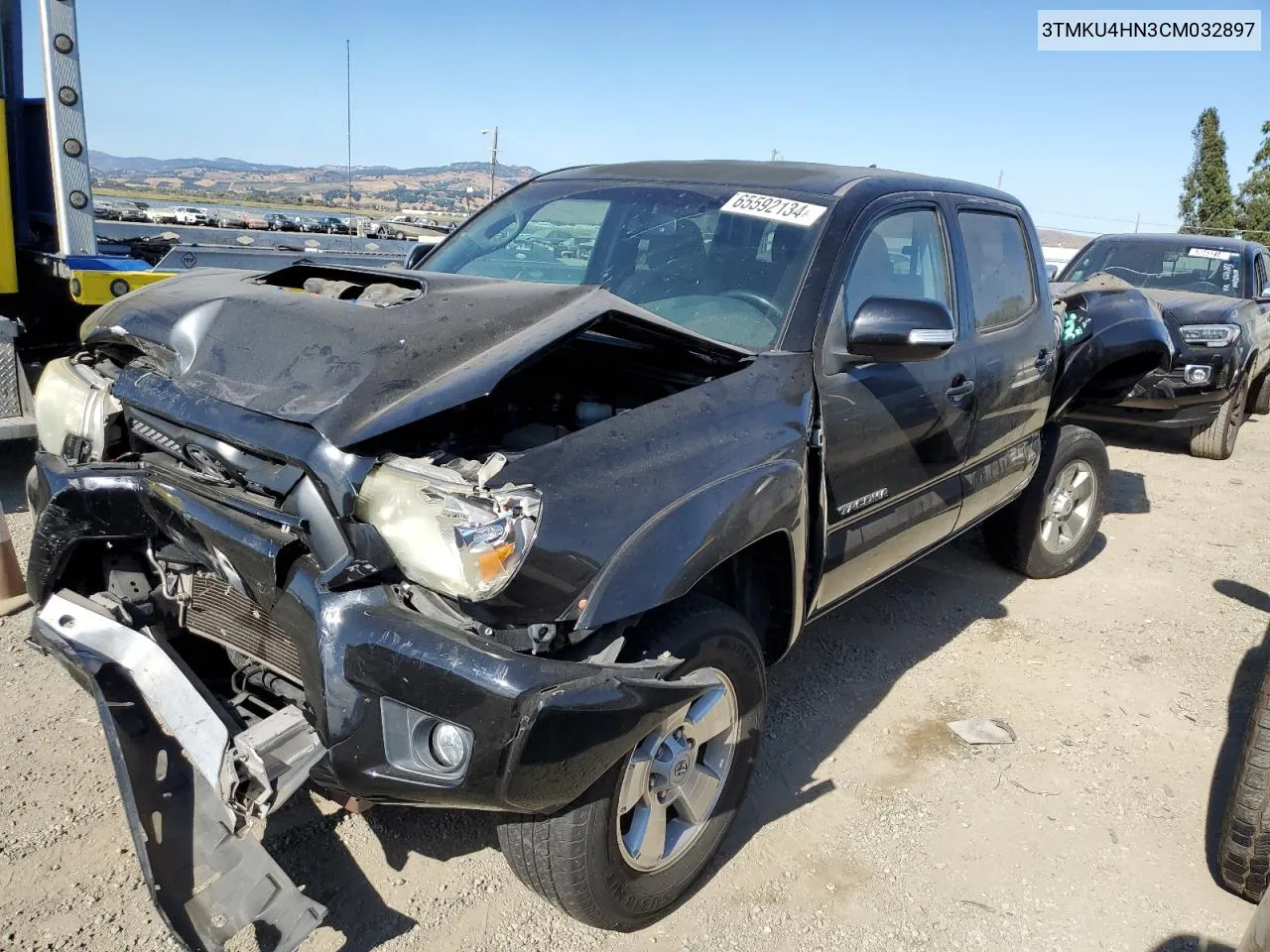 2012 Toyota Tacoma Double Cab Prerunner Long Bed VIN: 3TMKU4HN3CM032897 Lot: 65592134