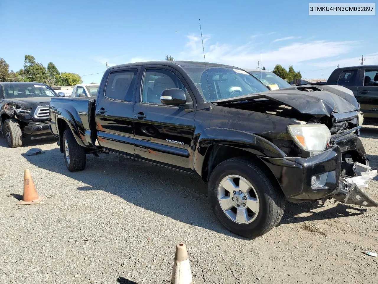 2012 Toyota Tacoma Double Cab Prerunner Long Bed VIN: 3TMKU4HN3CM032897 Lot: 65592134