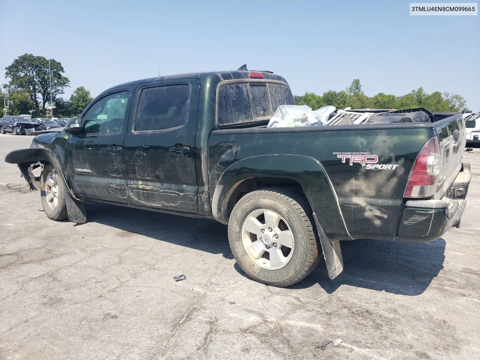 2012 Toyota Tacoma Double Cab VIN: 3TMLU4EN8CM099665 Lot: 66611324