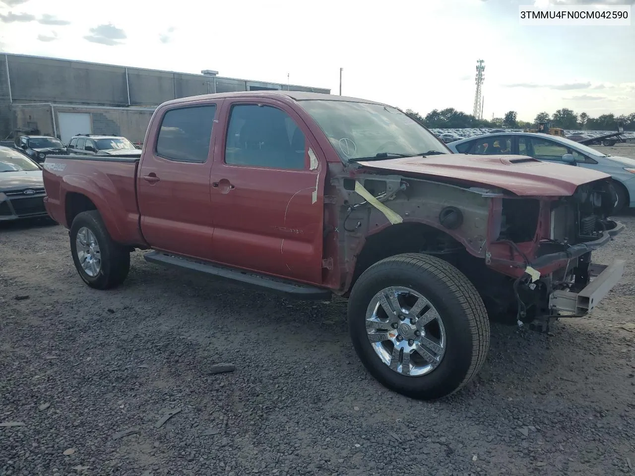 2012 Toyota Tacoma Double Cab Long Bed VIN: 3TMMU4FN0CM042590 Lot: 68916854