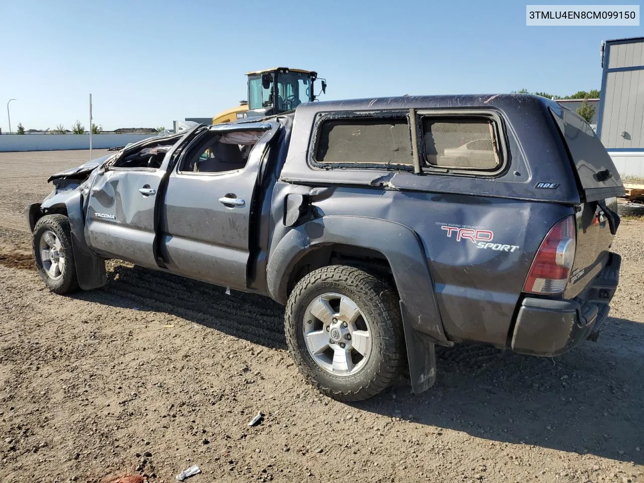 3TMLU4EN8CM099150 2012 Toyota Tacoma Double Cab