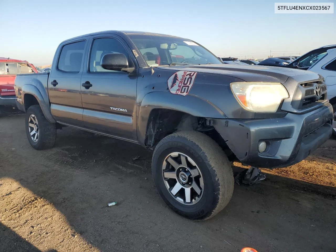 2012 Toyota Tacoma Double Cab VIN: 5TFLU4ENXCX023567 Lot: 70193504