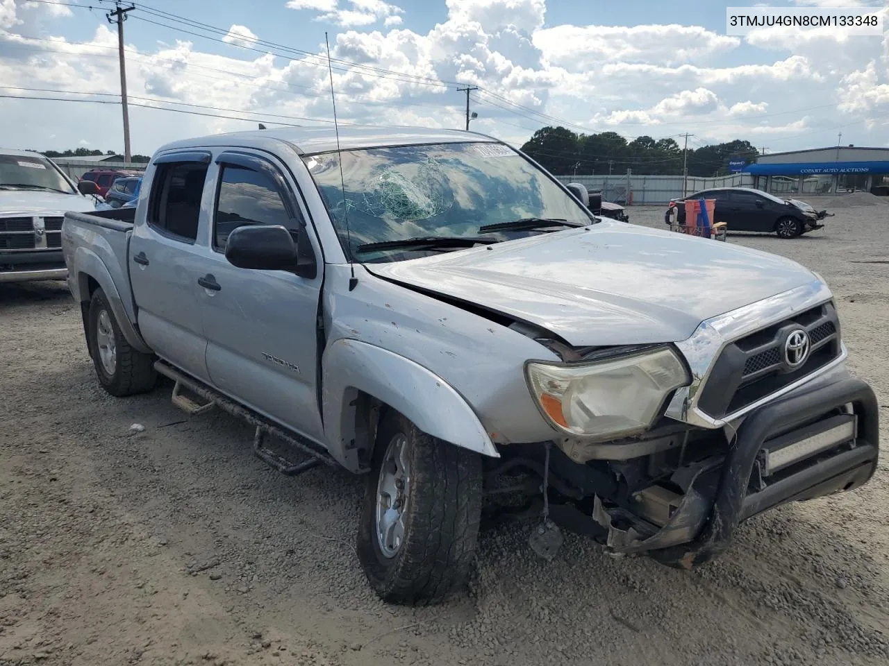 2012 Toyota Tacoma Double Cab Prerunner VIN: 3TMJU4GN8CM133348 Lot: 70476634