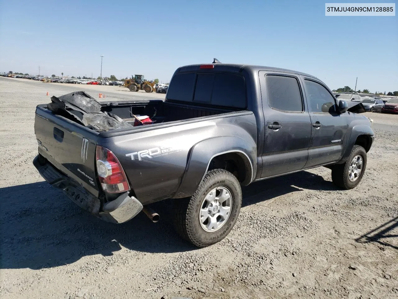 2012 Toyota Tacoma Double Cab Prerunner VIN: 3TMJU4GN9CM128885 Lot: 70513414