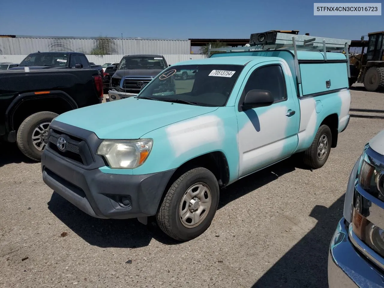 2012 Toyota Tacoma VIN: 5TFNX4CN3CX016723 Lot: 70513754