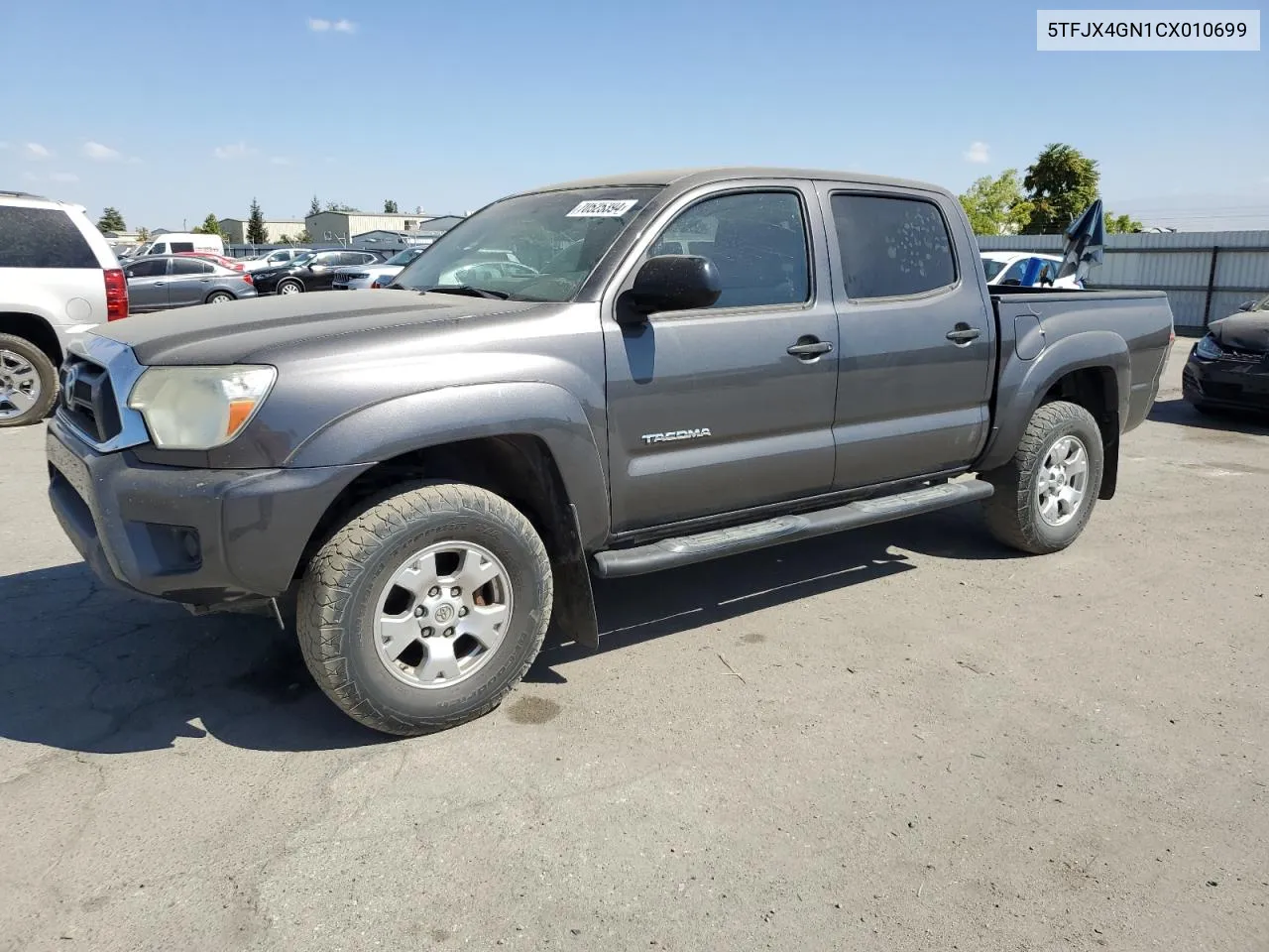 5TFJX4GN1CX010699 2012 Toyota Tacoma Double Cab