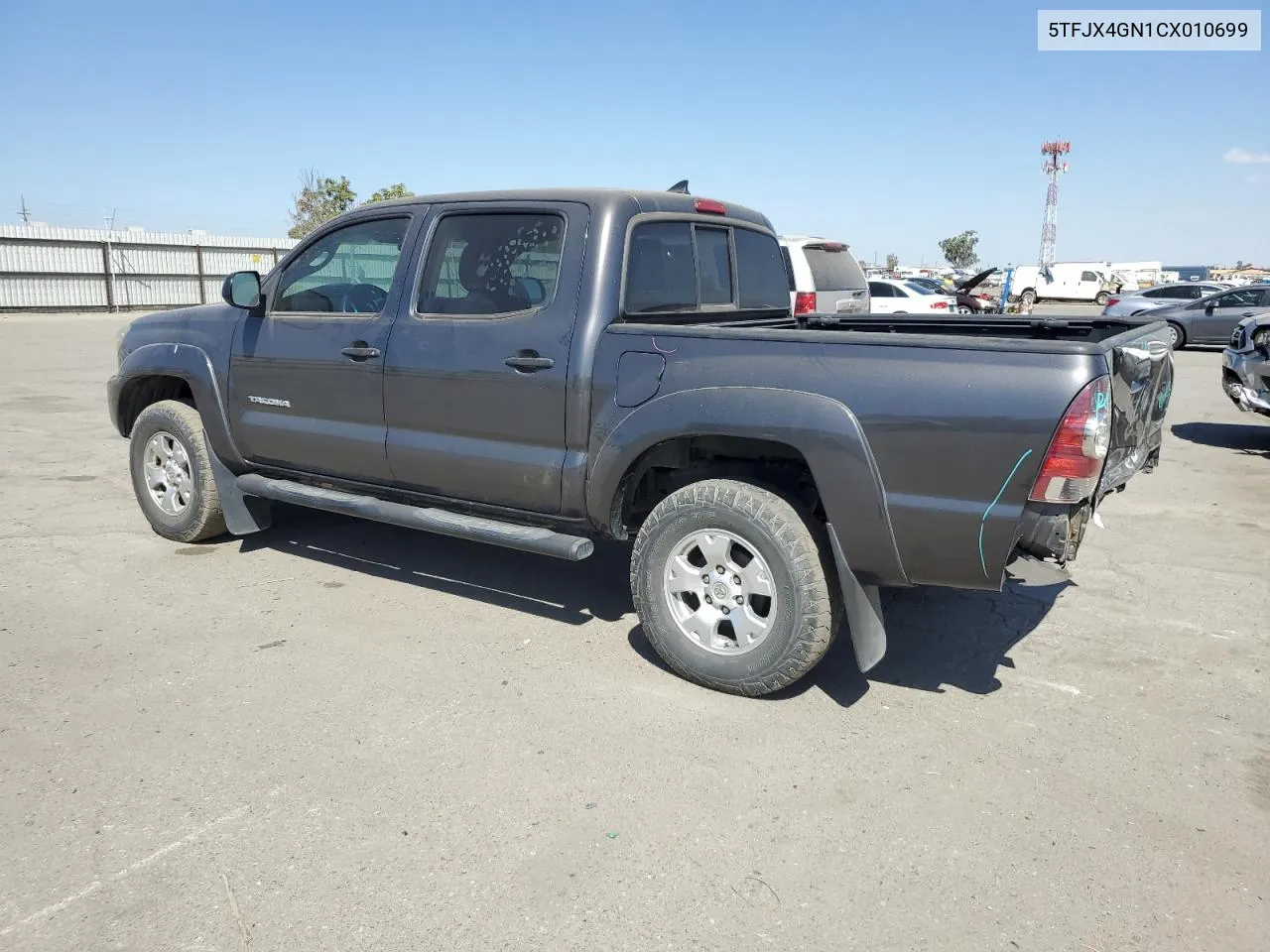 5TFJX4GN1CX010699 2012 Toyota Tacoma Double Cab