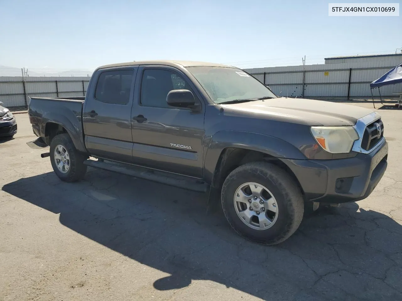 2012 Toyota Tacoma Double Cab VIN: 5TFJX4GN1CX010699 Lot: 70525394