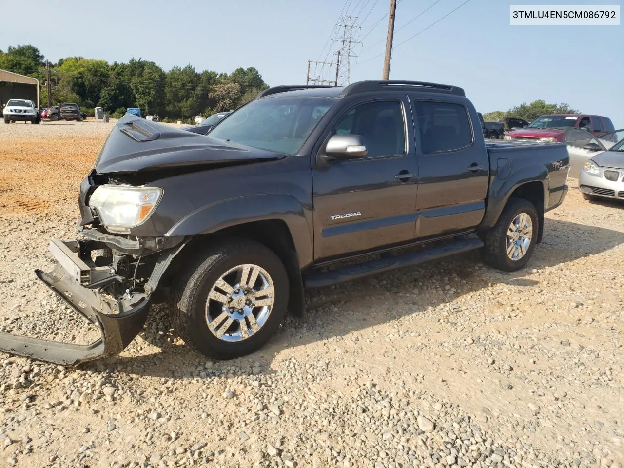 2012 Toyota Tacoma Double Cab VIN: 3TMLU4EN5CM086792 Lot: 70555934