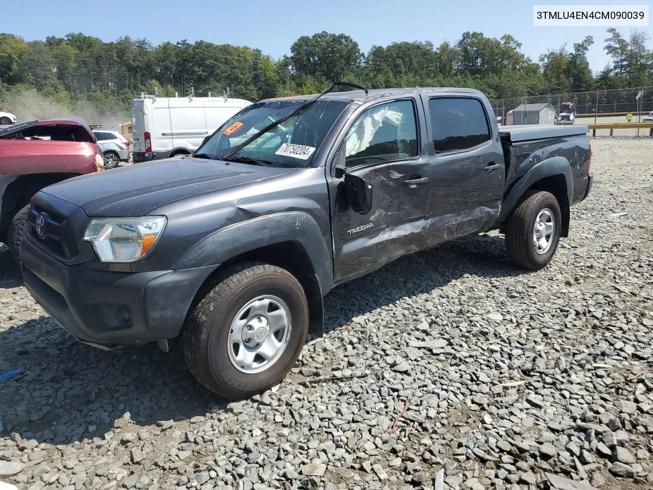 2012 Toyota Tacoma Double Cab VIN: 3TMLU4EN4CM090039 Lot: 70750204