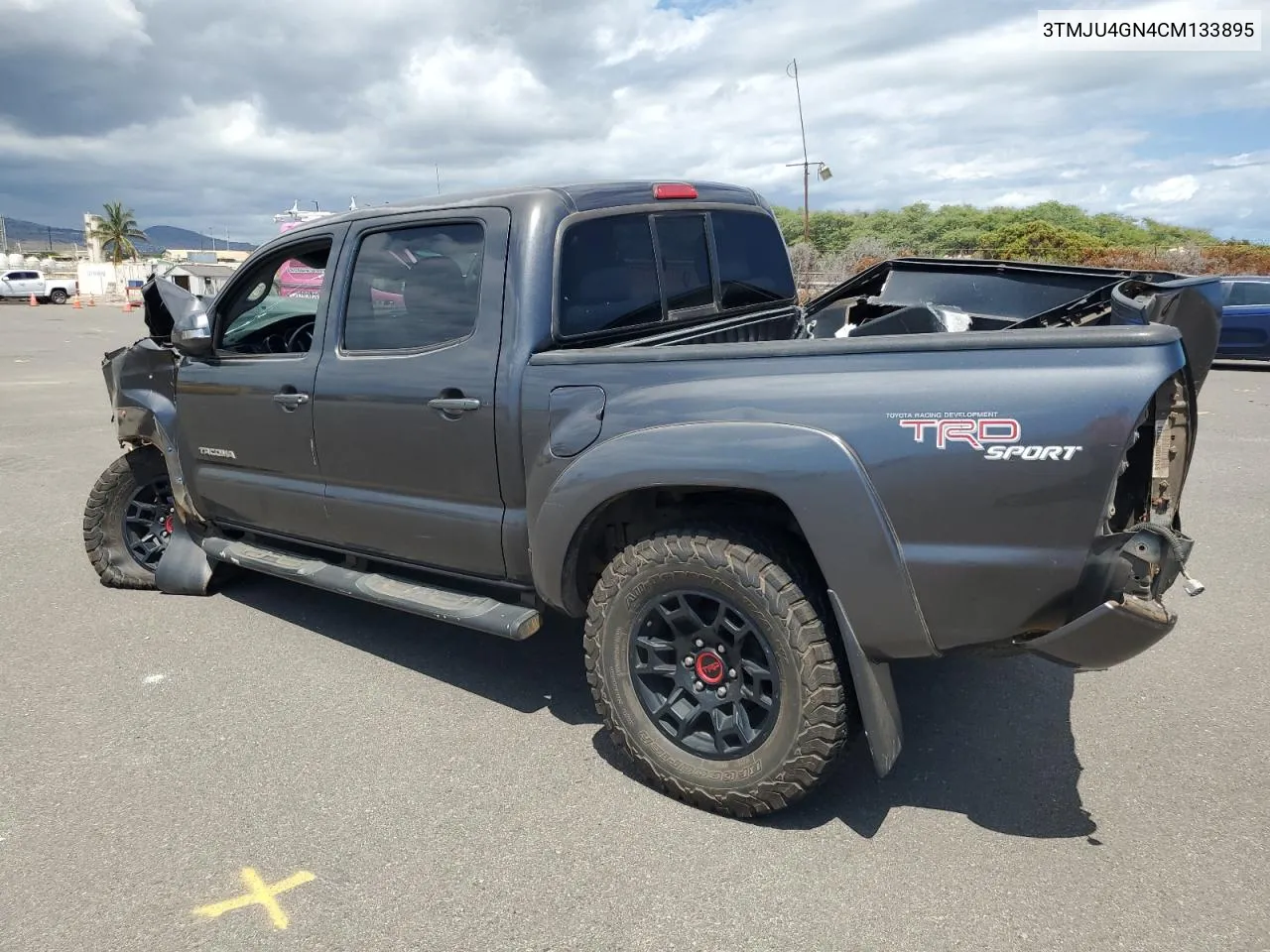 2012 Toyota Tacoma Double Cab Prerunner VIN: 3TMJU4GN4CM133895 Lot: 70857764