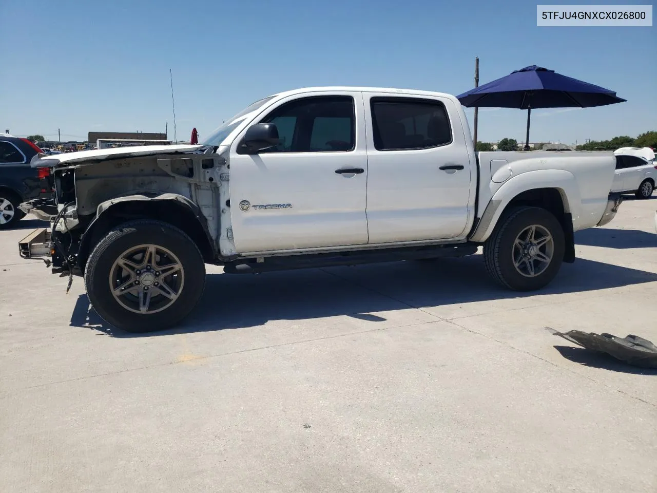 2012 Toyota Tacoma Double Cab Prerunner VIN: 5TFJU4GNXCX026800 Lot: 71057574