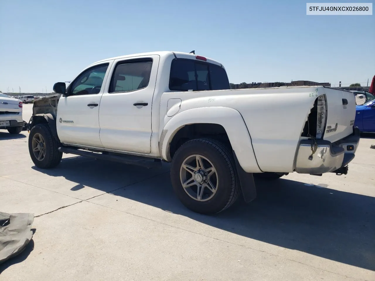 2012 Toyota Tacoma Double Cab Prerunner VIN: 5TFJU4GNXCX026800 Lot: 71057574