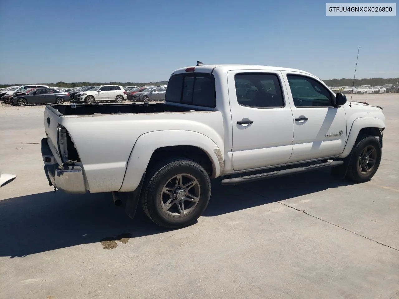 2012 Toyota Tacoma Double Cab Prerunner VIN: 5TFJU4GNXCX026800 Lot: 71057574