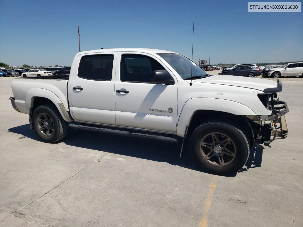 2012 Toyota Tacoma Double Cab Prerunner VIN: 5TFJU4GNXCX026800 Lot: 71057574