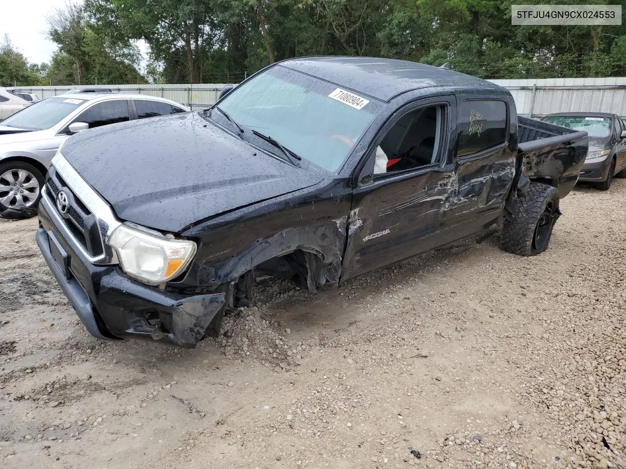 2012 Toyota Tacoma Double Cab Prerunner VIN: 5TFJU4GN9CX024553 Lot: 71080904