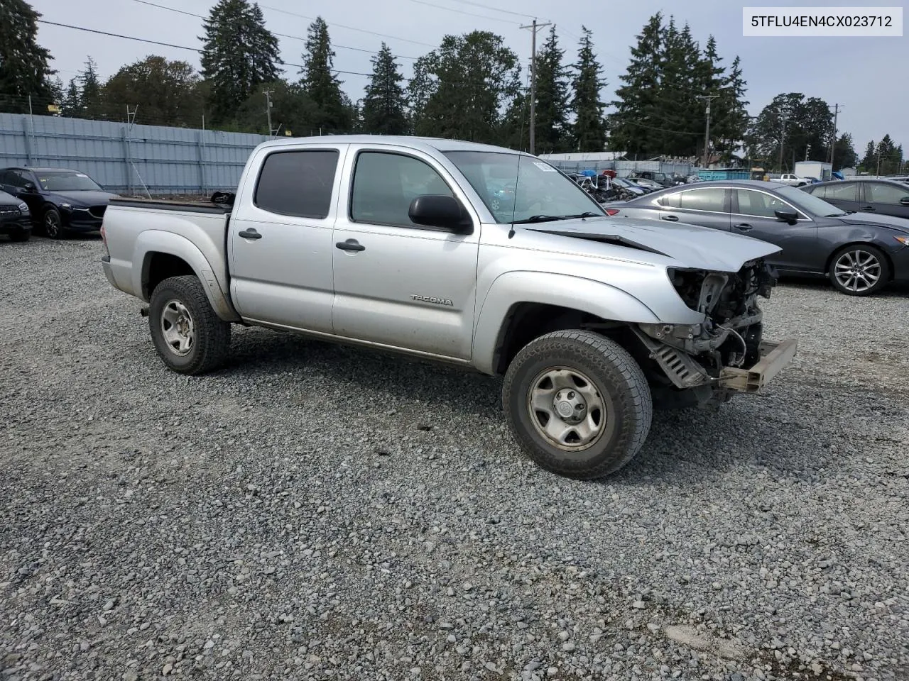 2012 Toyota Tacoma Double Cab VIN: 5TFLU4EN4CX023712 Lot: 71381664