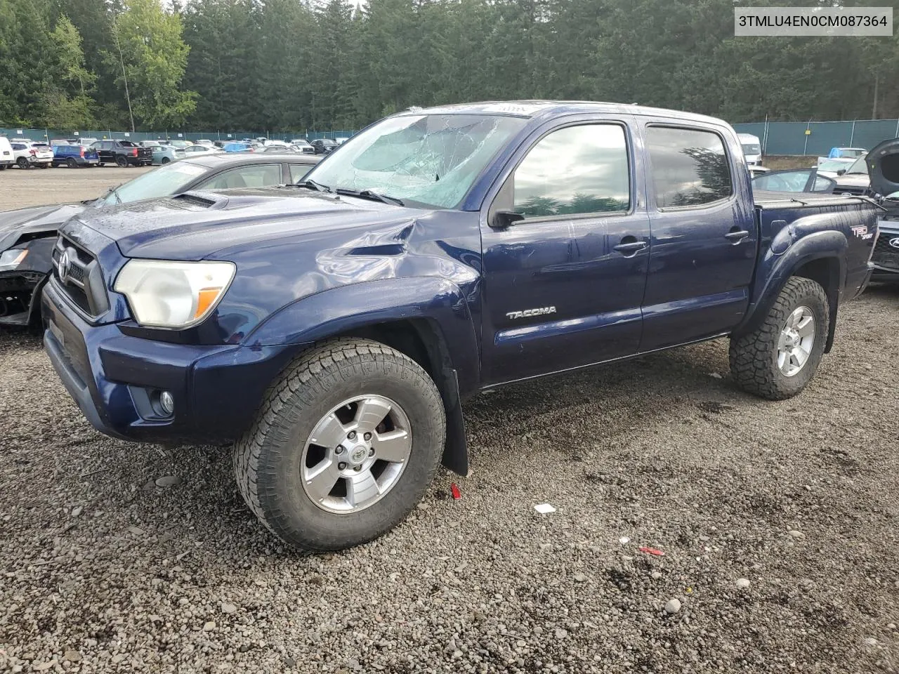 2012 Toyota Tacoma Double Cab VIN: 3TMLU4EN0CM087364 Lot: 71385664