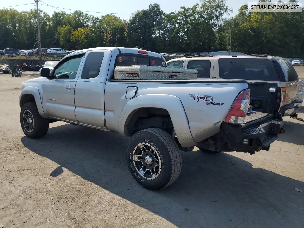 2012 Toyota Tacoma VIN: 5TFUU4EN7CX034627 Lot: 71482724