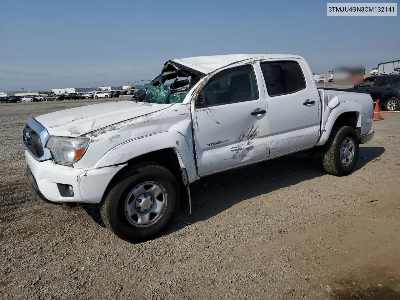 2012 Toyota Tacoma Double Cab Prerunner VIN: 3TMJU4GN3CM132141 Lot: 71590944