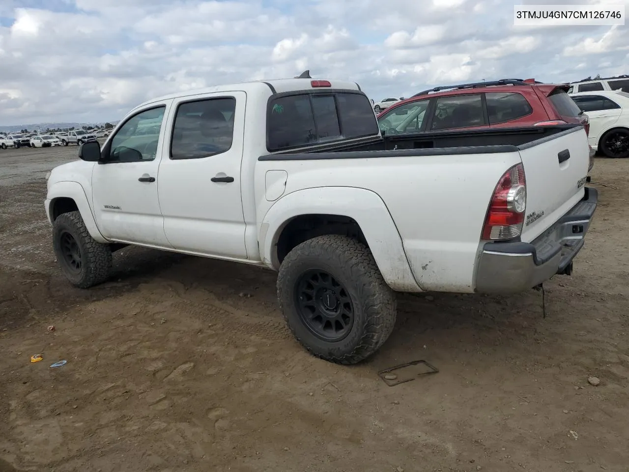 2012 Toyota Tacoma Double Cab Prerunner VIN: 3TMJU4GN7CM126746 Lot: 71758964