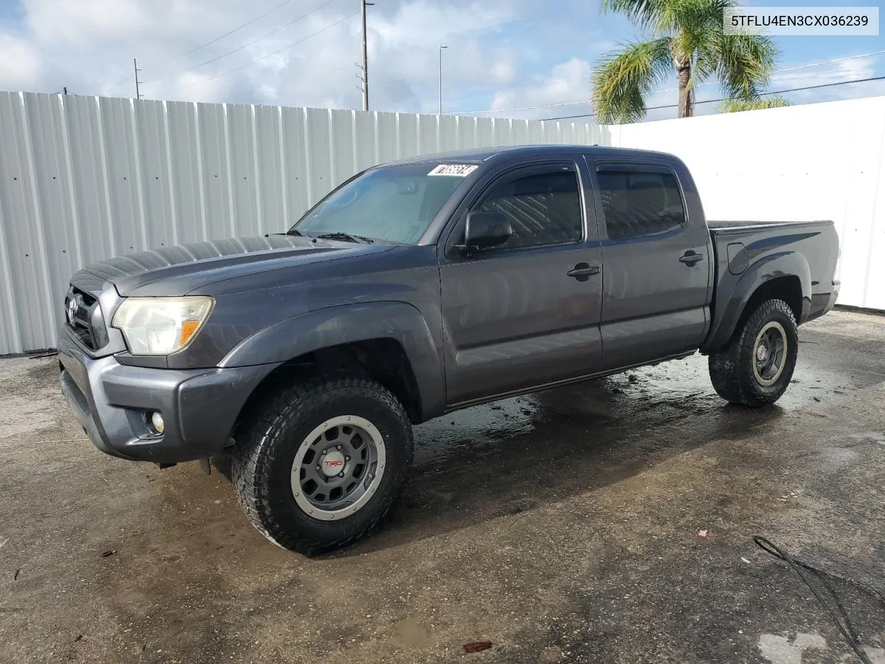 2012 Toyota Tacoma Double Cab VIN: 5TFLU4EN3CX036239 Lot: 71856514