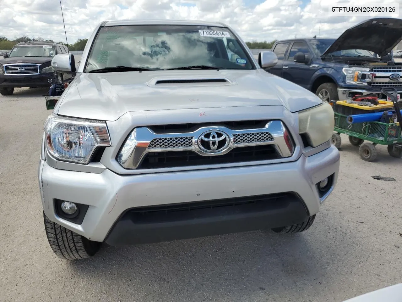 2012 Toyota Tacoma Prerunner Access Cab VIN: 5TFTU4GN2CX020126 Lot: 71935614