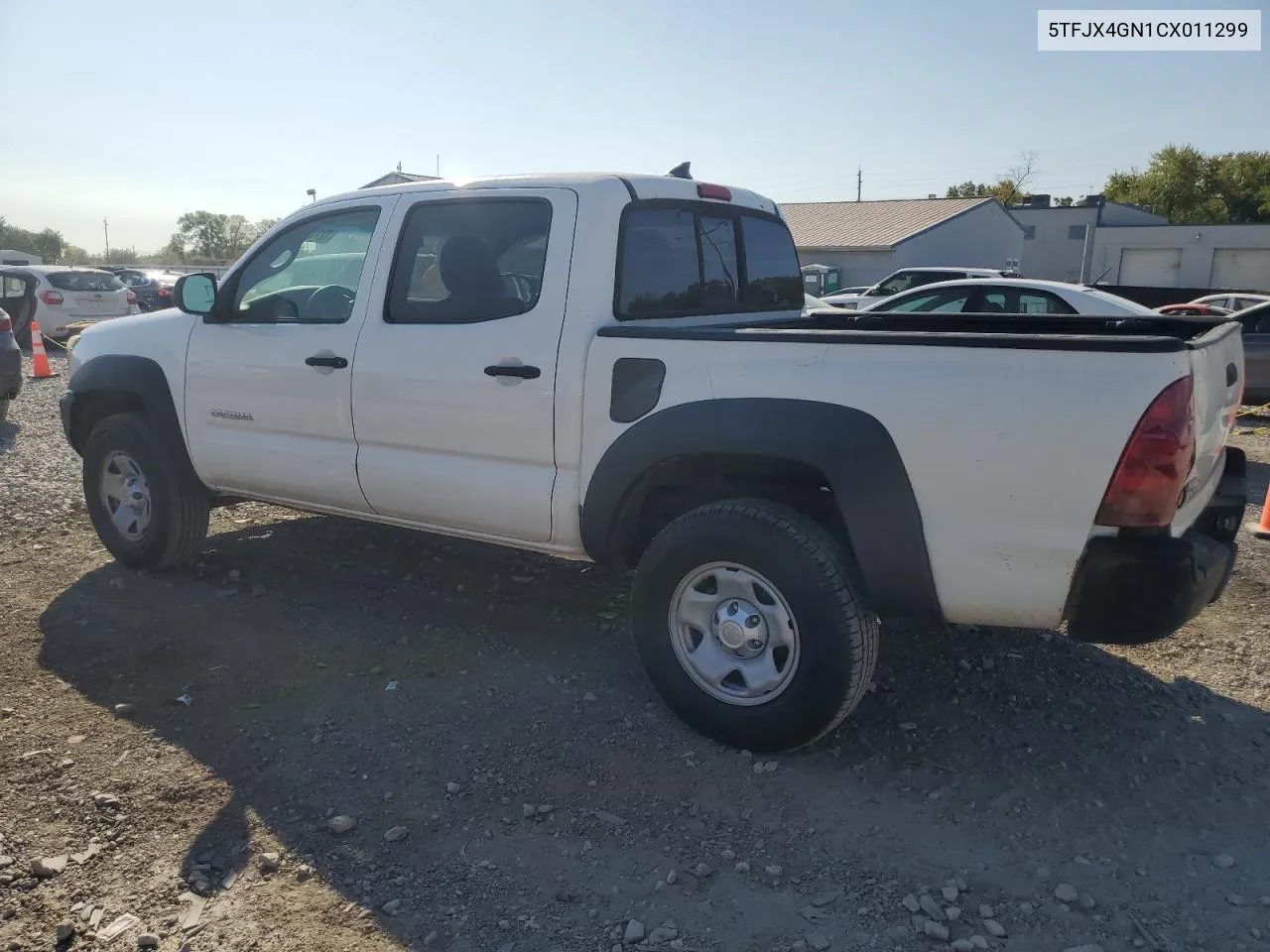 5TFJX4GN1CX011299 2012 Toyota Tacoma Double Cab