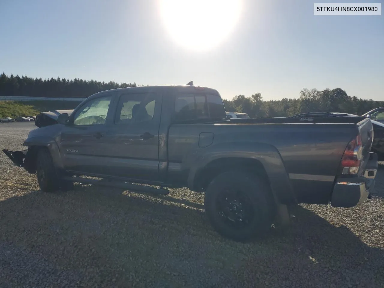 2012 Toyota Tacoma Double Cab Prerunner Long Bed VIN: 5TFKU4HN8CX001980 Lot: 72536374