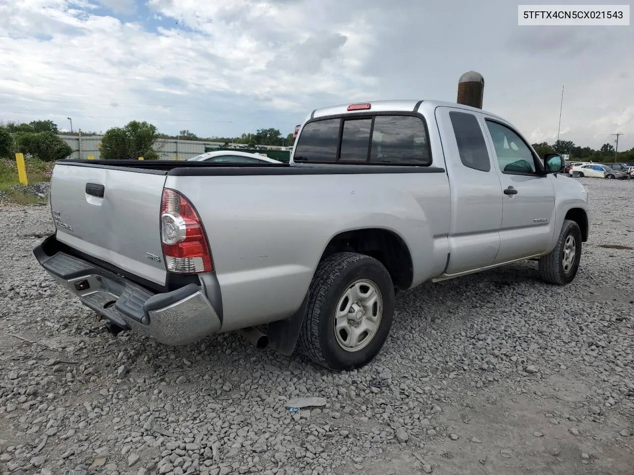 2012 Toyota Tacoma Access Cab VIN: 5TFTX4CN5CX021543 Lot: 72998834