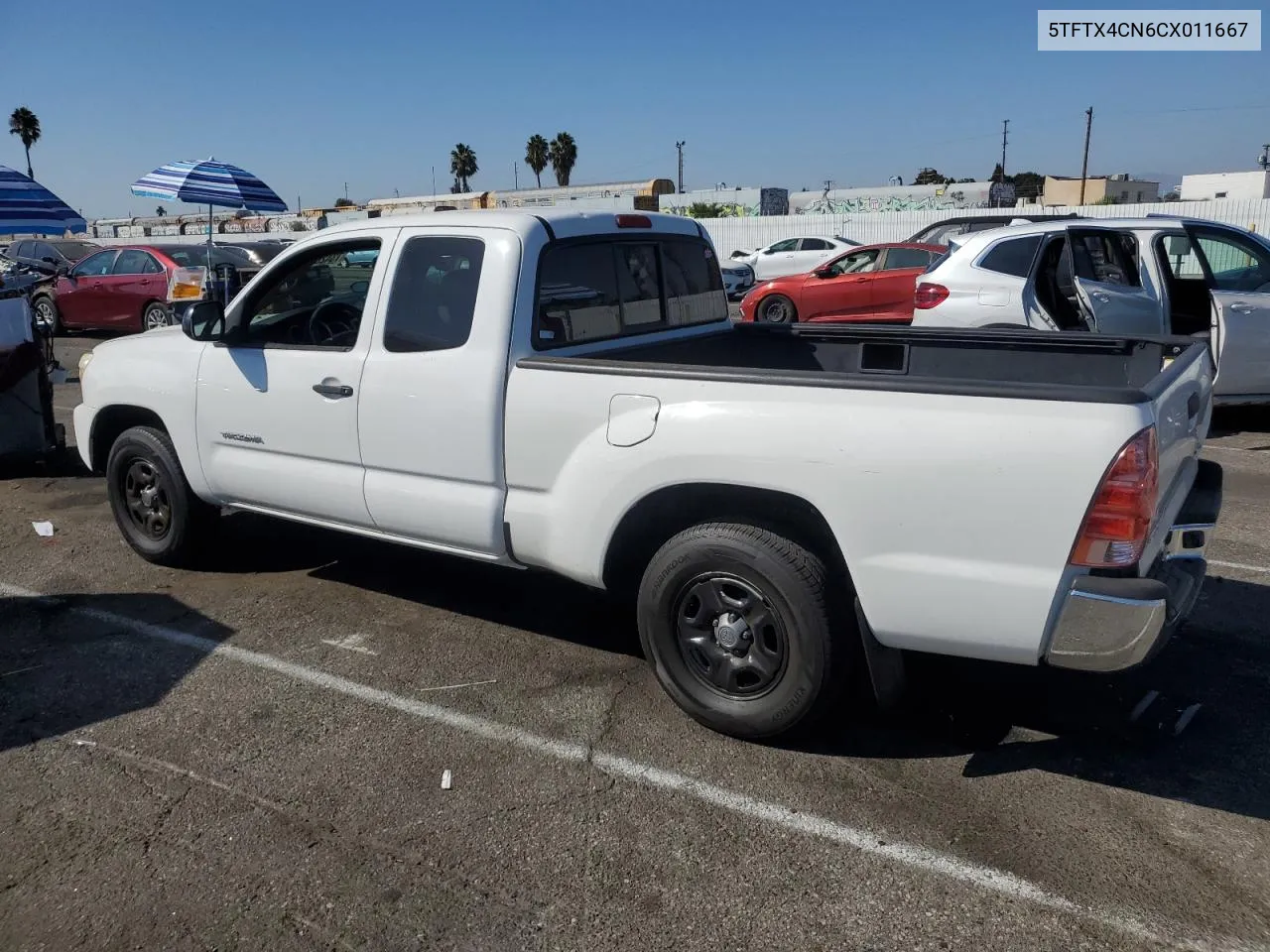 2012 Toyota Tacoma Access Cab VIN: 5TFTX4CN6CX011667 Lot: 73428754