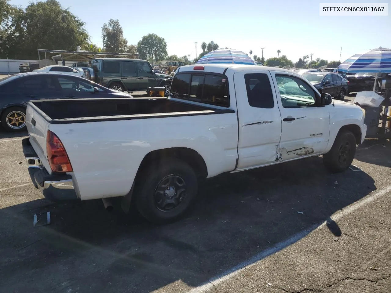 2012 Toyota Tacoma Access Cab VIN: 5TFTX4CN6CX011667 Lot: 73428754