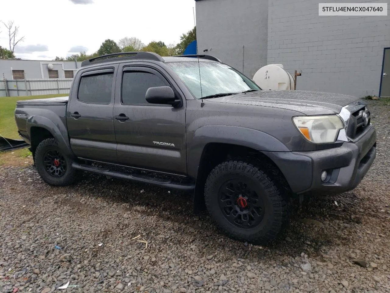 2012 Toyota Tacoma Double Cab VIN: 5TFLU4EN4CX047640 Lot: 73572794