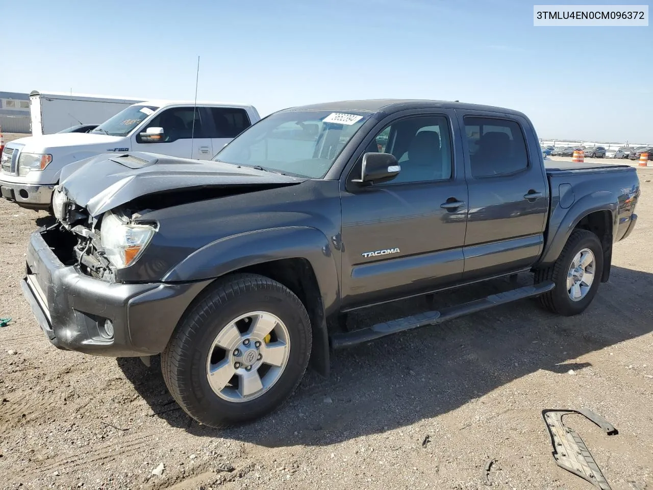 2012 Toyota Tacoma Double Cab VIN: 3TMLU4EN0CM096372 Lot: 73652394