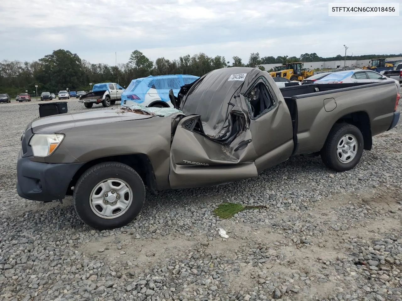 2012 Toyota Tacoma Access Cab VIN: 5TFTX4CN6CX018456 Lot: 73842584